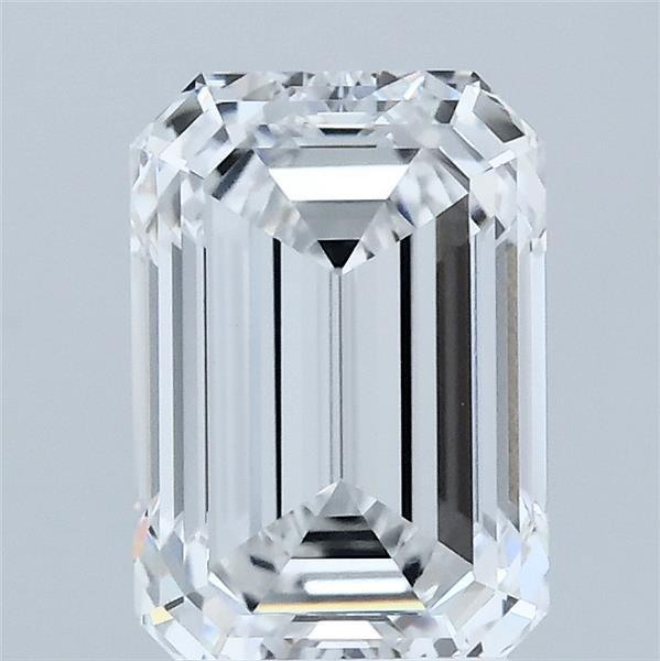 2.39 Carat Emerald Shaped, Ideal Cut, D Color, VVS2 Clarity, IGI Certified Lab Grown Diamond