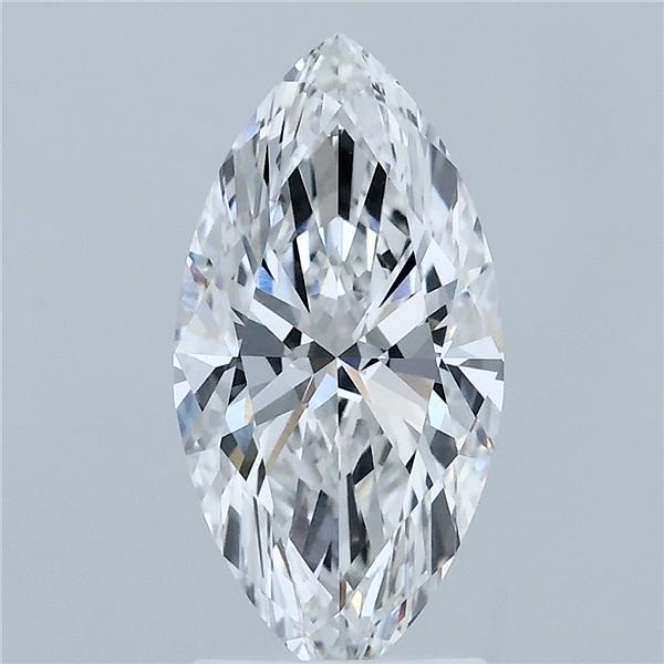 2.08 Carat Marquise Shaped, Ideal Cut, E Color, VVS1 Clarity, IGI Certified Lab Grown Diamond