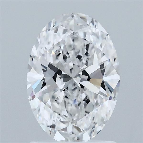 1.50 Carat Oval Shaped, Ideal Cut, D Color, VVS1 Clarity, IGI Certified Lab Grown Diamond
