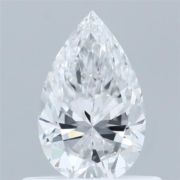 0.56 Carat Pear Shaped, Excellent Cut, D Color, VVS1 Clarity, IGI Certified Lab Grown Diamond