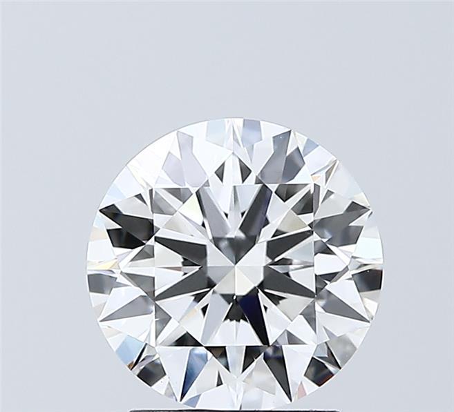2.06 Carat Round Shaped, Ideal Cut, E Color, VVS2 Clarity, IGI Certified Lab Grown Diamond