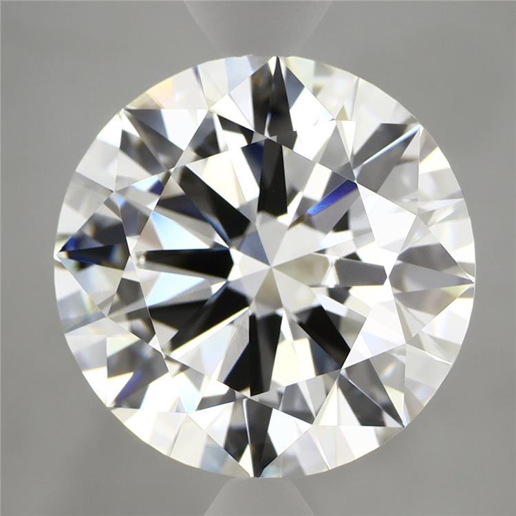 6.08 Carat Round Shaped, Excellent Cut, F Color, VS1 Clarity, IGI Certified Lab Grown Diamond