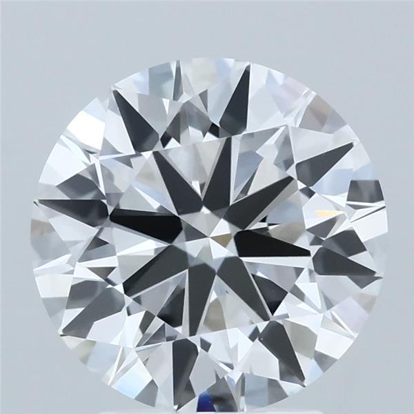 3.04 Carat Round Shaped, Ideal Cut, E Color, VVS2 Clarity, IGI Certified Lab Grown Diamond