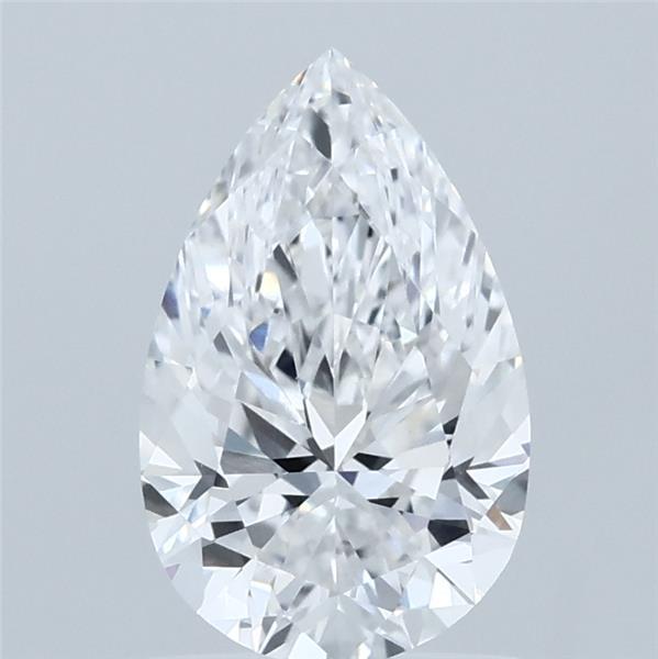 1.35 Carat Pear Shaped, Excellent Cut, D Color, VVS1 Clarity, IGI Certified Lab Grown Diamond