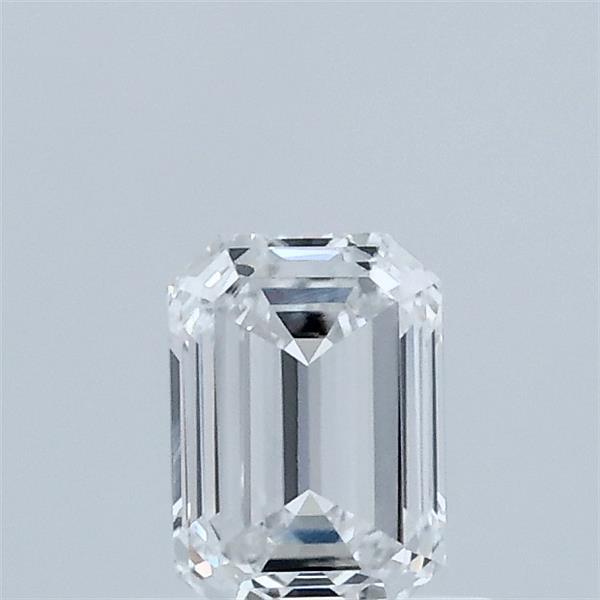 0.55 Carat Emerald Shaped, Ideal Cut, D Color, VVS2 Clarity, IGI Certified Lab Grown Diamond