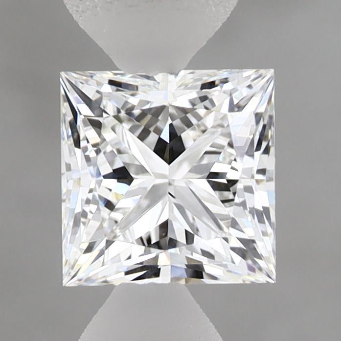 1.09 Carat Princess Shaped, Ideal Cut, D Color, VVS2 Clarity, IGI Certified Lab Grown Diamond
