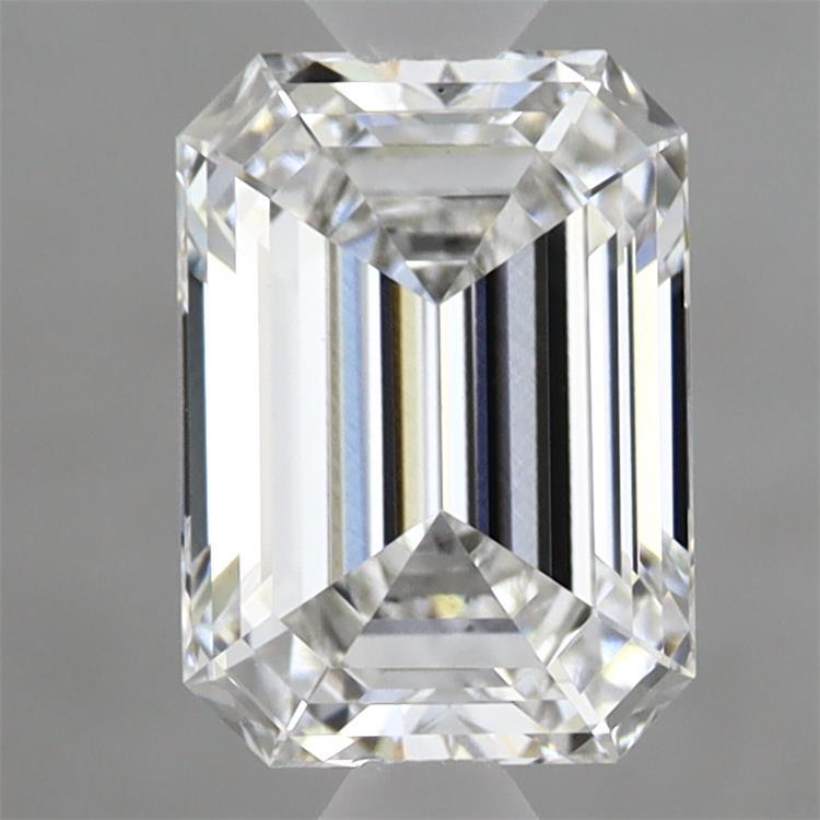 1.76 Carat Emerald Shaped, Ideal Cut, E Color, VS1 Clarity, IGI Certified Lab Grown Diamond