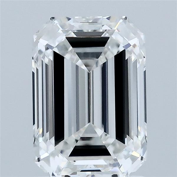 2.00 Carat Emerald Shaped, Ideal Cut, E Color, VS1 Clarity, IGI Certified Lab Grown Diamond