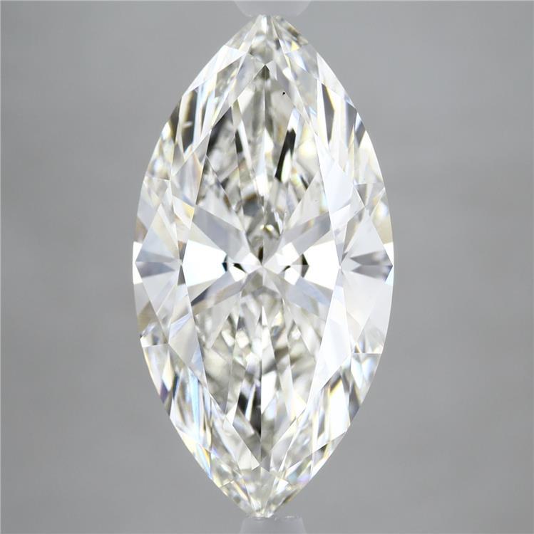 5.01 Carat Marquise Shaped, Ideal Cut, G Color, VS1 Clarity, IGI Certified Lab Grown Diamond