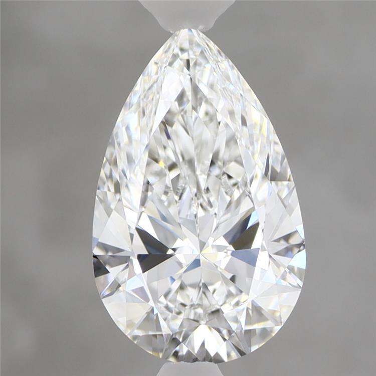 2.09 Carat Pear Shaped, Ideal Cut, E Color, VVS2 Clarity, IGI Certified Lab Grown Diamond