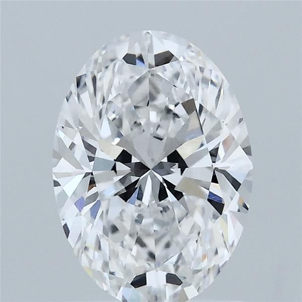 1.52 Carat Oval Shaped, Ideal Cut, D Color, VVS2 Clarity, IGI Certified Lab Grown Diamond