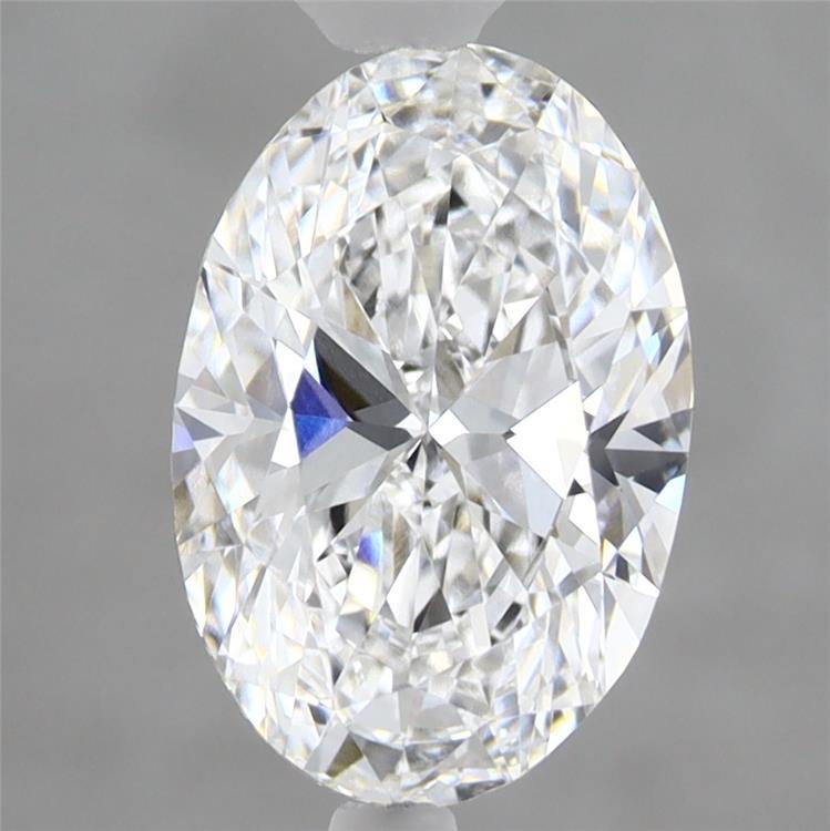 2.06 Carat Oval Shaped, Ideal Cut, D Color, VVS2 Clarity, IGI Certified Lab Grown Diamond