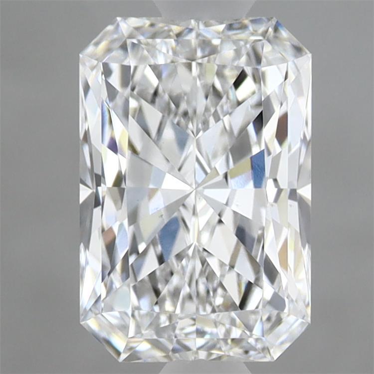1.58 Carat Radiant Shaped, Excellent Cut, D Color, VS2 Clarity, IGI Certified Lab Grown Diamond