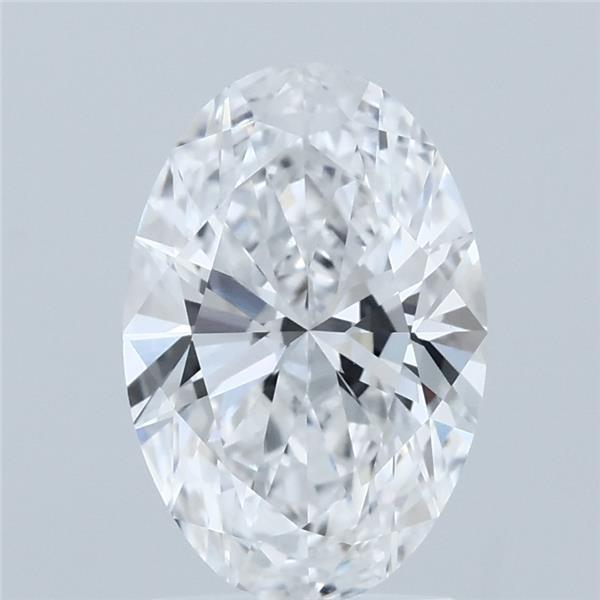 1.95 Carat Oval Shaped, Ideal Cut, D Color, VVS2 Clarity, IGI Certified Lab Grown Diamond