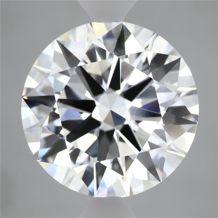 5.01 Carat Round Shaped, Ideal Cut, F Color, VVS2 Clarity, IGI Certified Lab Grown Diamond