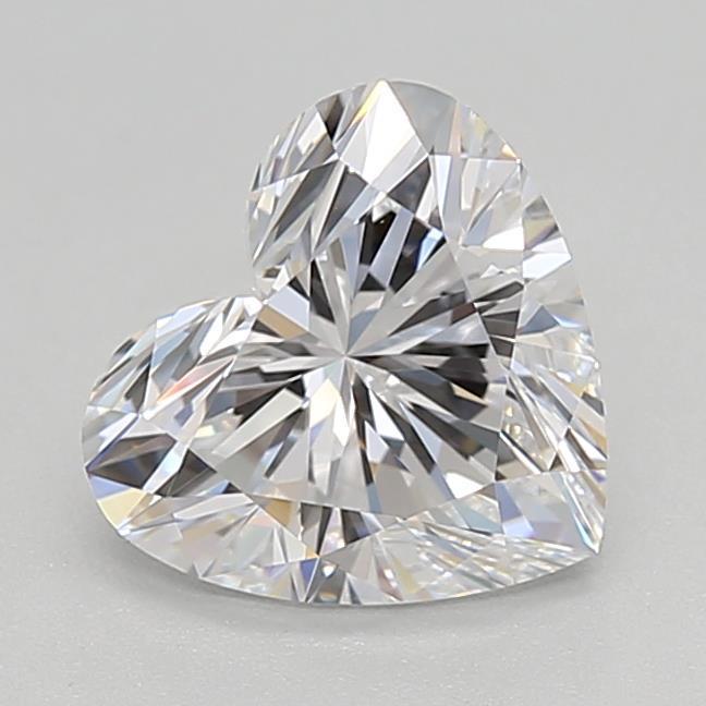 1.06 Carat Heart Shaped, Ideal Cut, D Color, IF Clarity, IGI Certified Lab Grown Diamond