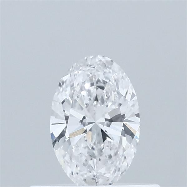0.38 Carat Oval Shaped, Ideal Cut, D Color, VVS2 Clarity, IGI Certified Lab Grown Diamond