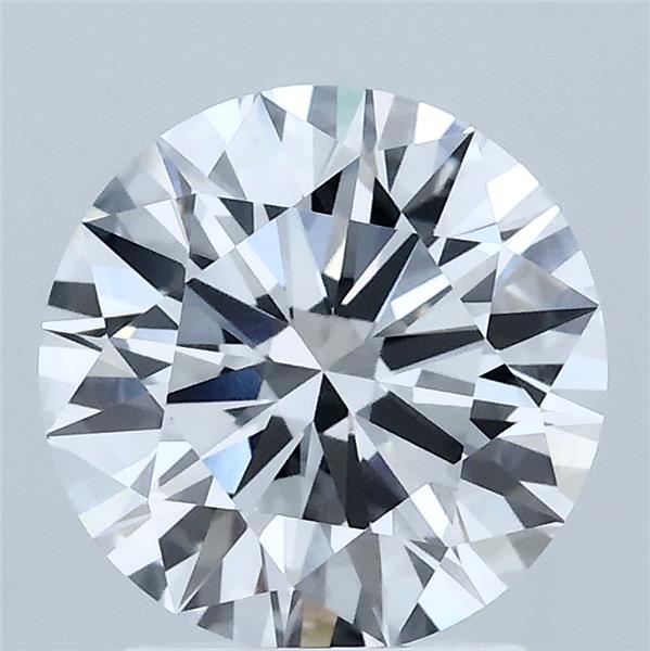 2.09 Carat Round Shaped, Ideal Cut, D Color, VVS2 Clarity, IGI Certified Lab Grown Diamond