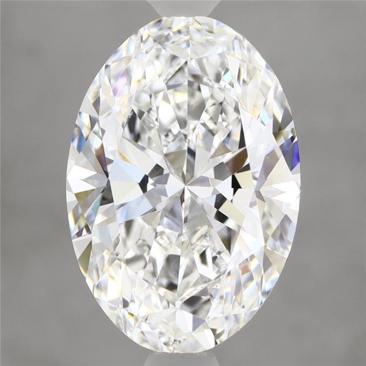4.10 Carat Oval Shaped, Ideal Cut, E Color, VVS2 Clarity, IGI Certified Lab Grown Diamond