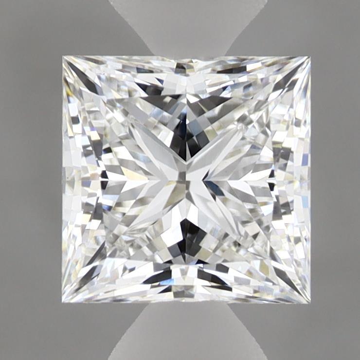 1.48 Carat Princess Shaped, Ideal Cut, E Color, VVS2 Clarity, IGI Certified Lab Grown Diamond