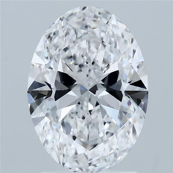 2.02 Carat Oval Shaped, Ideal Cut, D Color, VVS2 Clarity, IGI Certified Lab Grown Diamond