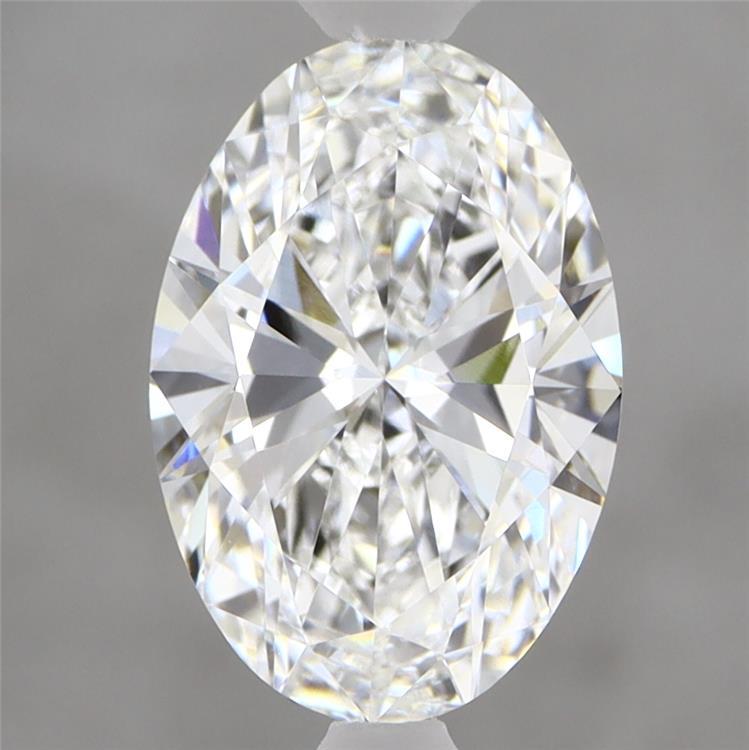 2.10 Carat Oval Shaped, Ideal Cut, D Color, VVS2 Clarity, IGI Certified Lab Grown Diamond