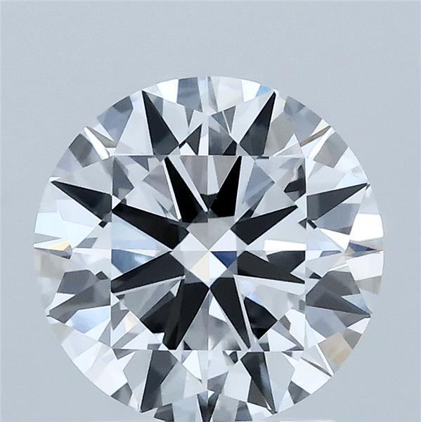 2.00 Carat Round Shaped, Excellent Cut, D Color, VVS2 Clarity, IGI Certified Lab Grown Diamond