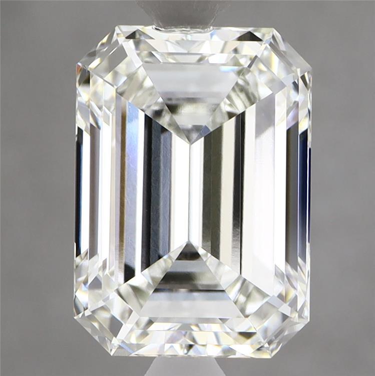 3.79 Carat Emerald Shaped, Ideal Cut, G Color, VVS2 Clarity, IGI Certified Lab Grown Diamond