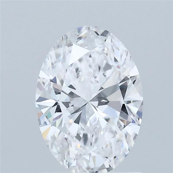 1.06 Carat Oval Shaped, Ideal Cut, D Color, VVS2 Clarity, IGI Certified Lab Grown Diamond