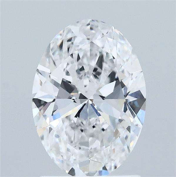 1.59 Carat Oval Shaped, Ideal Cut, D Color, VVS2 Clarity, IGI Certified Lab Grown Diamond
