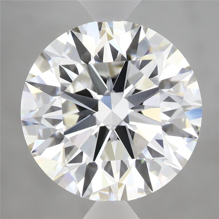5.70 Carat Round Shaped, Excellent Cut, E Color, VVS2 Clarity, IGI Certified Lab Grown Diamond