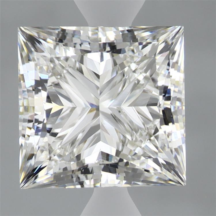 2.81 Carat Princess Shaped, Ideal Cut, F Color, VS1 Clarity, IGI Certified Lab Grown Diamond