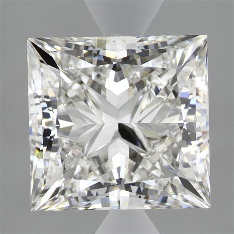 2.78 Carat Princess Shaped, Ideal Cut, F Color, VVS2 Clarity, IGI Certified Lab Grown Diamond
