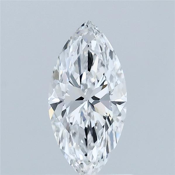 0.76 Carat Marquise Shaped, Ideal Cut, D Color, VVS2 Clarity, IGI Certified Lab Grown Diamond