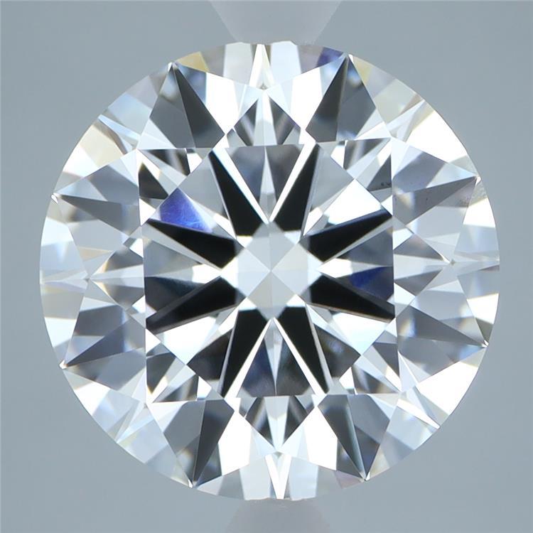 5.46 Carat Round Shaped, Ideal Cut, F Color, VVS2 Clarity, IGI Certified Lab Grown Diamond