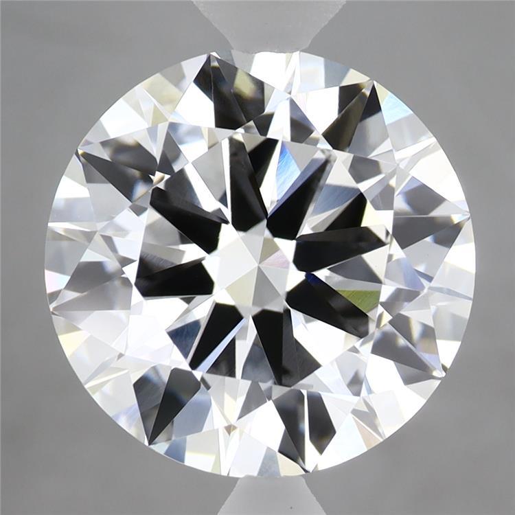 6.06 Carat Round Shaped, Excellent Cut, F Color, VVS2 Clarity, IGI Certified Lab Grown Diamond