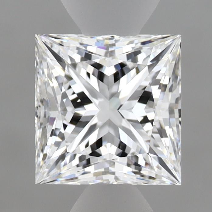 1.39 Carat Princess Shaped, Ideal Cut, D Color, VVS2 Clarity, IGI Certified Lab Grown Diamond