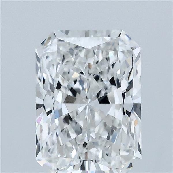 1.50 Carat Radiant Shaped, Ideal Cut, E Color, VVS2 Clarity, IGI Certified Lab Grown Diamond