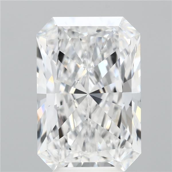 5.15 Carat Radiant Shaped, Ideal Cut, D Color, VVS1 Clarity, IGI Certified Lab Grown Diamond