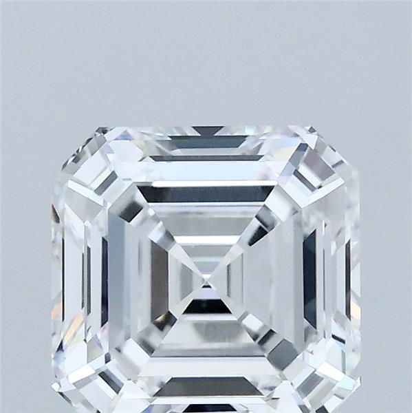 2.06 Carat Asscher Shaped, Ideal Cut, D Color, VVS2 Clarity, IGI Certified Lab Grown Diamond