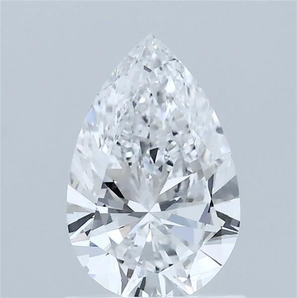 1.00 Carat Pear Shaped, Very Good Cut, D Color, VVS2 Clarity, IGI Certified Lab Grown Diamond