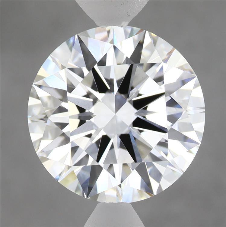 4.00 Carat Round Shaped, Excellent Cut, F Color, VS1 Clarity, IGI Certified Lab Grown Diamond