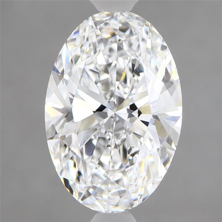 2.07 Carat Oval Shaped, Ideal Cut, D Color, VVS2 Clarity, IGI Certified Lab Grown Diamond