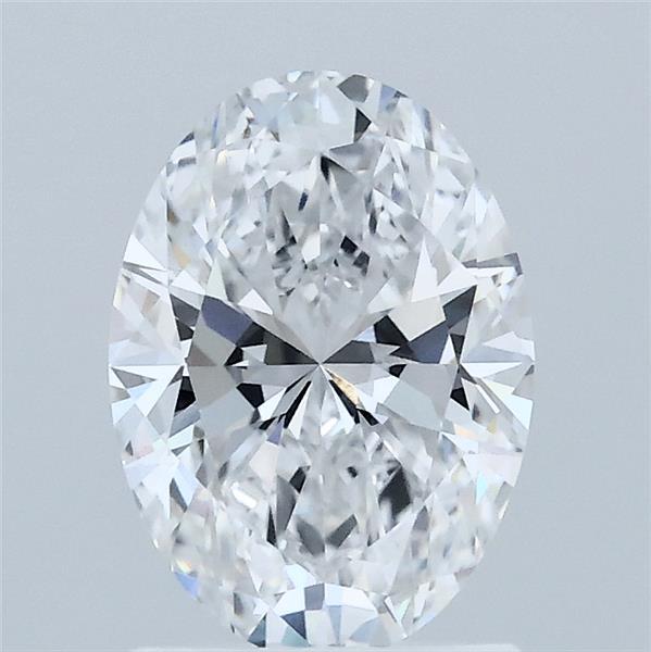 1.50 Carat Oval Shaped, Excellent Cut, D Color, VVS2 Clarity, IGI Certified Lab Grown Diamond