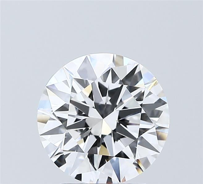 2.04 Carat Round Shaped, Ideal Cut, D Color, VVS2 Clarity, IGI Certified Lab Grown Diamond
