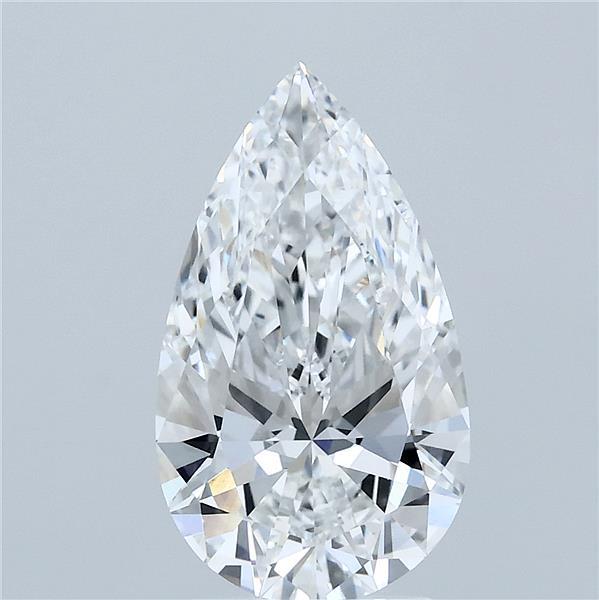 2.50 Carat Pear Shaped, Ideal Cut, E Color, VVS2 Clarity, IGI Certified Lab Grown Diamond