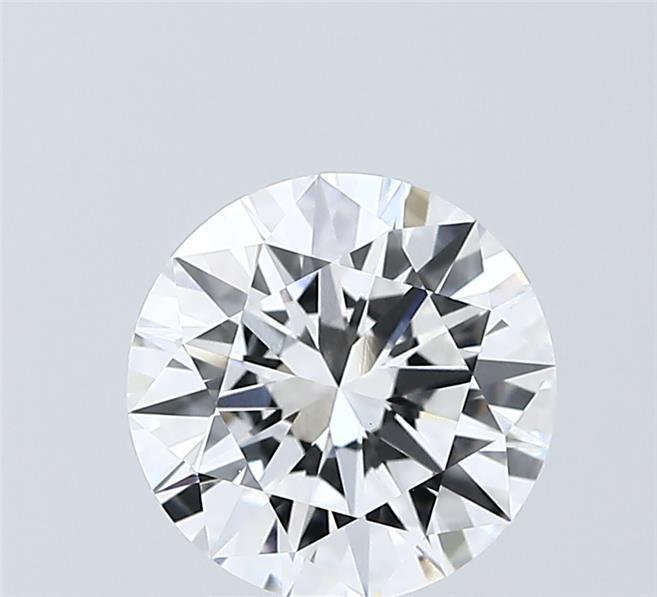 2.01 Carat Round Shaped, Excellent Cut, D Color, VVS2 Clarity, IGI Certified Lab Grown Diamond