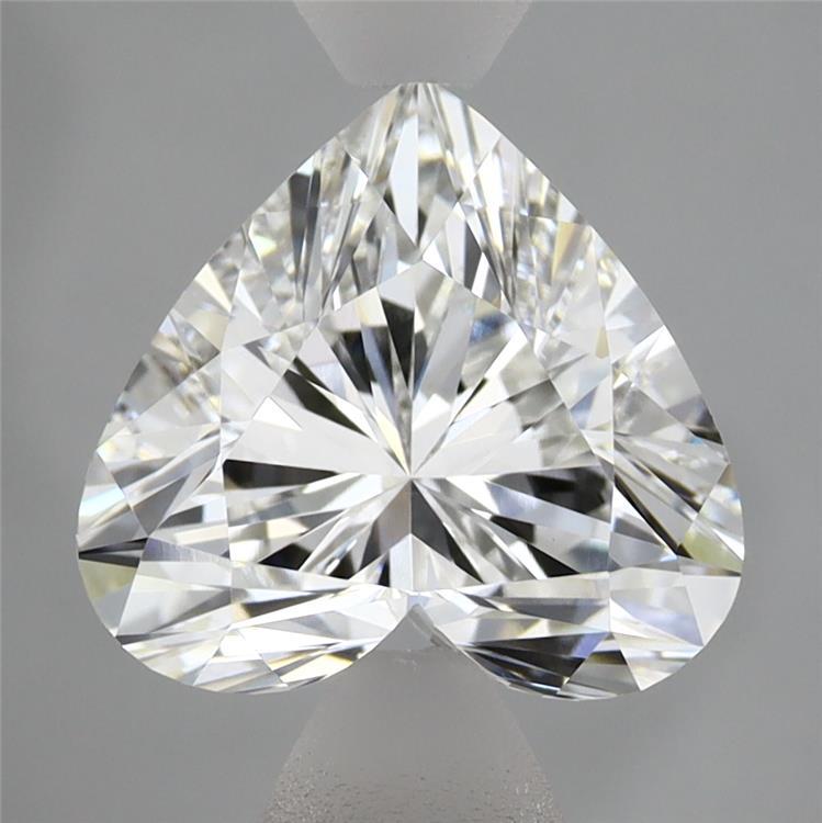 2.87 Carat Heart Shaped, Ideal Cut, E Color, VVS2 Clarity, IGI Certified Lab Grown Diamond