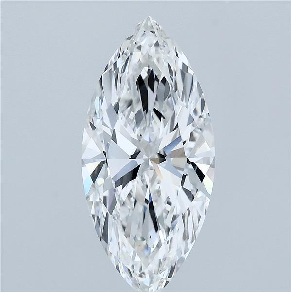 2.59 Carat Marquise Shaped, Ideal Cut, E Color, VVS2 Clarity, IGI Certified Lab Grown Diamond