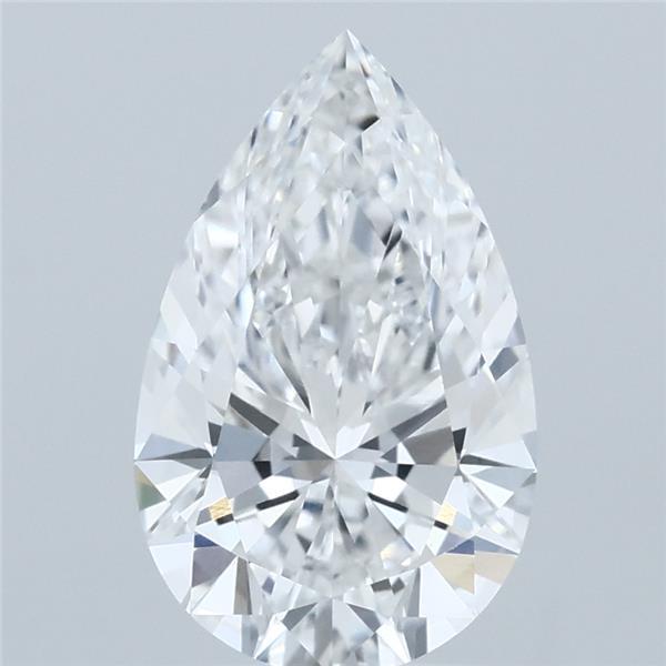 2.01 Carat Pear Shaped, Ideal Cut, E Color, VVS1 Clarity, IGI Certified Lab Grown Diamond